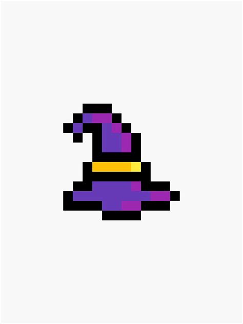 Pixel witch cap